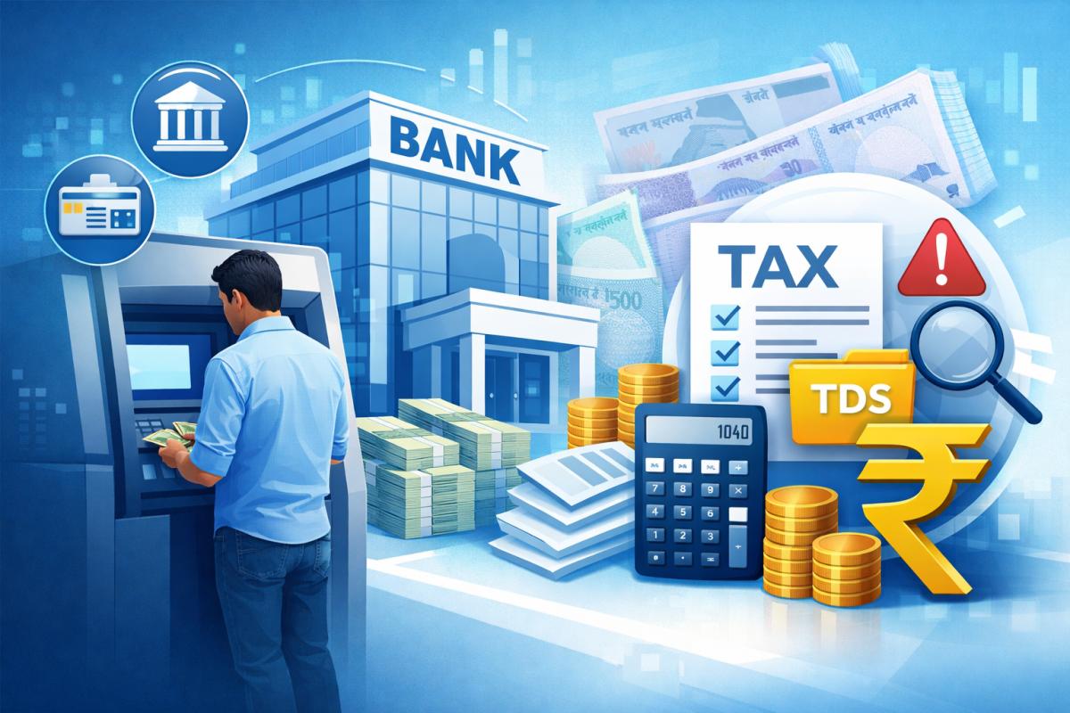 New Bank Transaction Rules from April 2026: Cash Withdrawal Limits, TDS on ₹1 Crore & Latest Income Tax Updates Explained