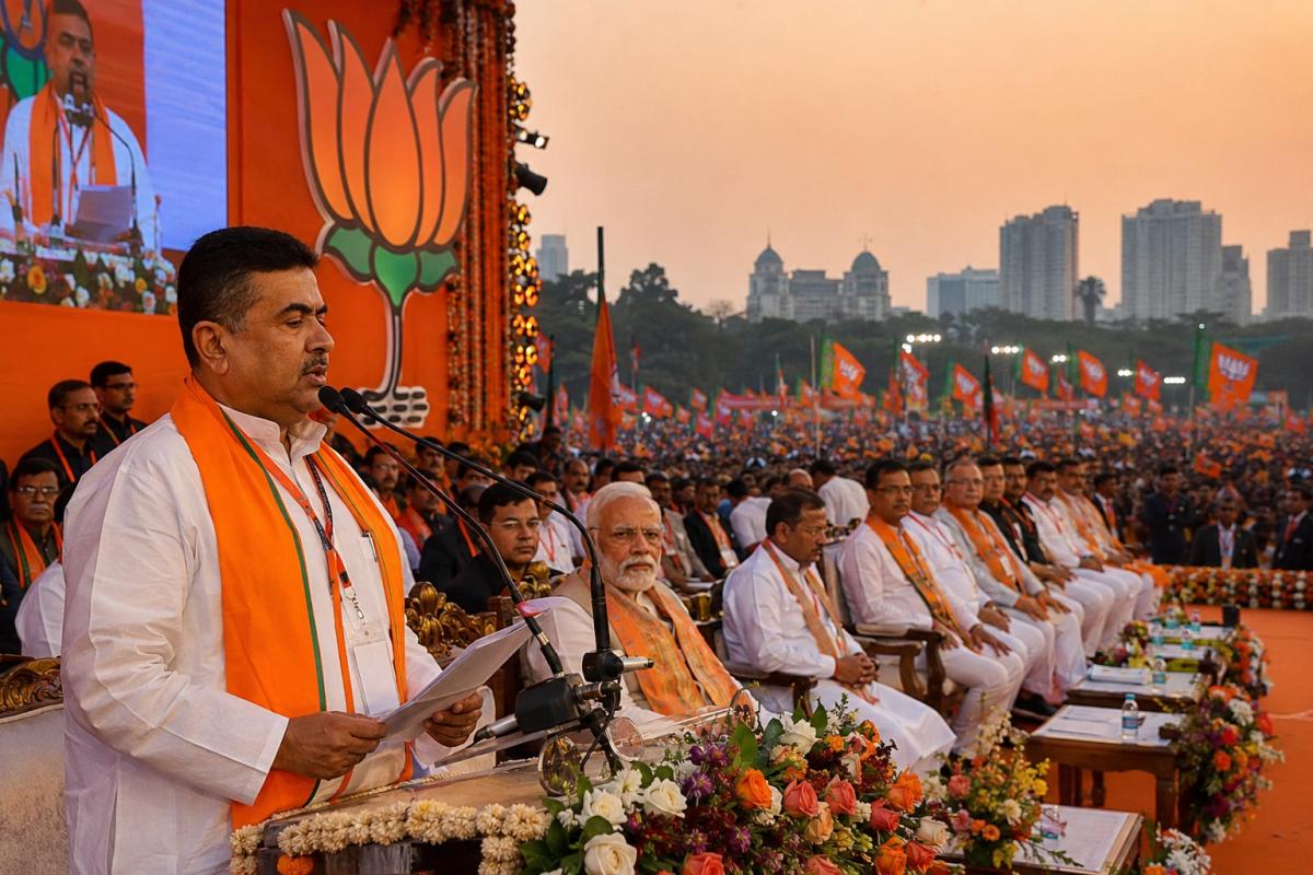 Suvendu Adhikari Sworn In as First BJP Chief Minister of West Bengal: A Historic Political Shift in Bengal