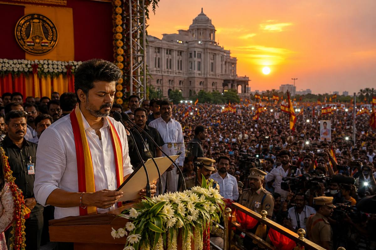 From Cinema Superstar To CM: Vijay Begins A New Era In Tamil Nadu