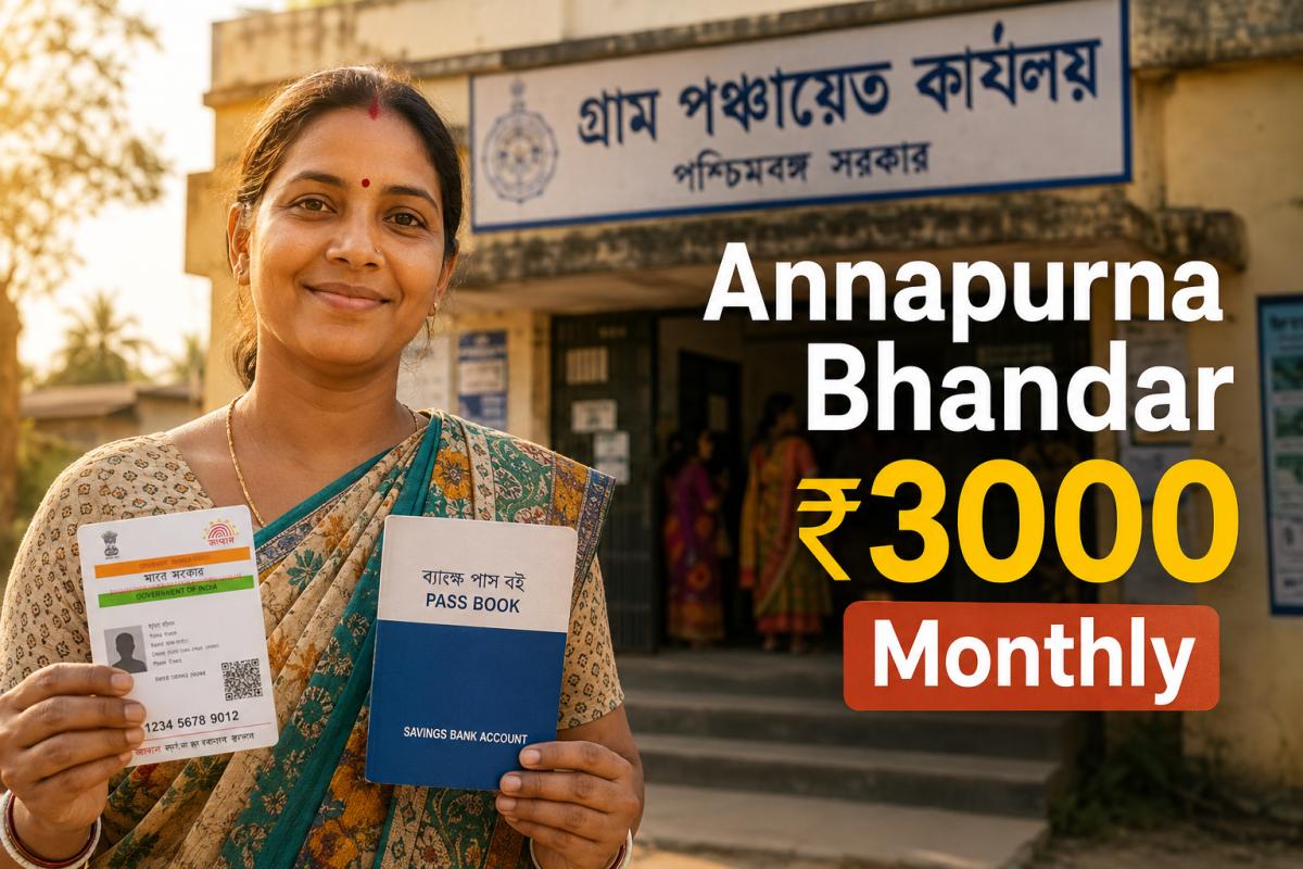 How to Apply for Annapurna Bhandar Scheme 2026: ₹3000 Monthly Payment Step-by-Step Guide